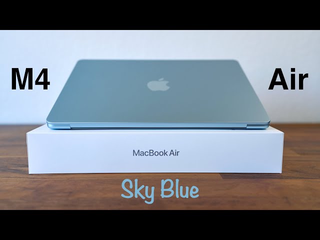 mackbook air sky blue